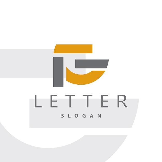 Minimal Initial FG Letter Logo Modern And Luxury Icon Vector Template Element