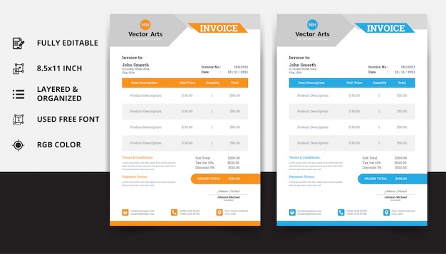 Minimal Invoice Template