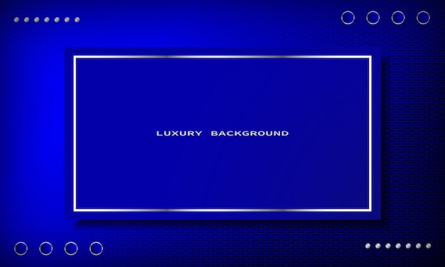 Minimal luxury blue background