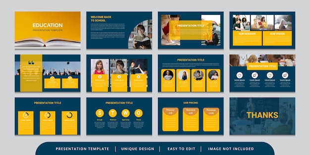 Minimal powerpoint presentation template