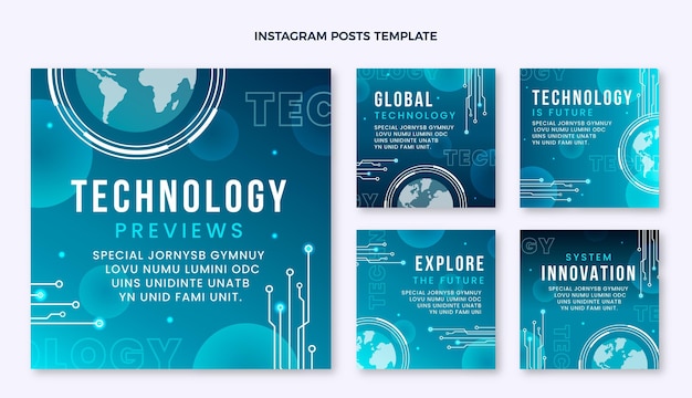 Minimal technology instagram posts