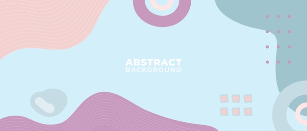 Minimal trendy hand drawn abstract background with boho element and pastel colors