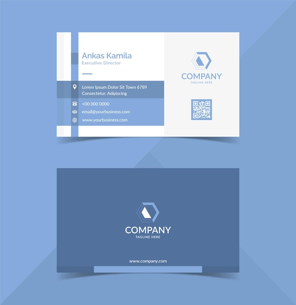 Minimalis Business Card Design Template