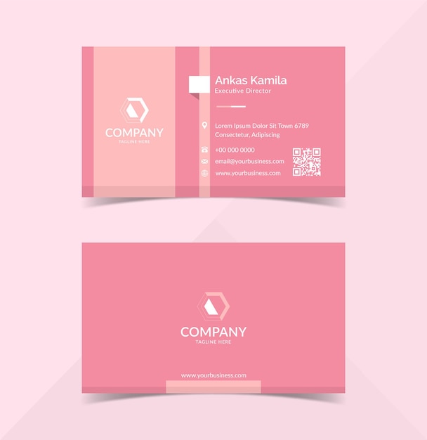 Minimalis Business Card Design Template