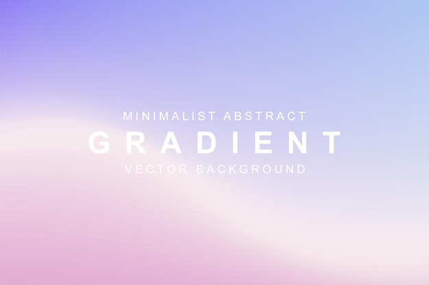 Minimalist abstract gradient vector background