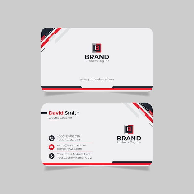 Minimalist business card design