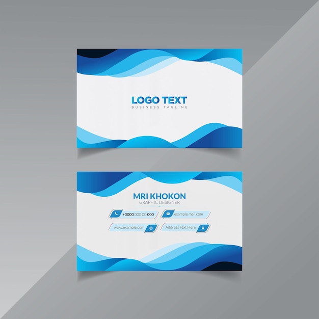 Minimalist business card design