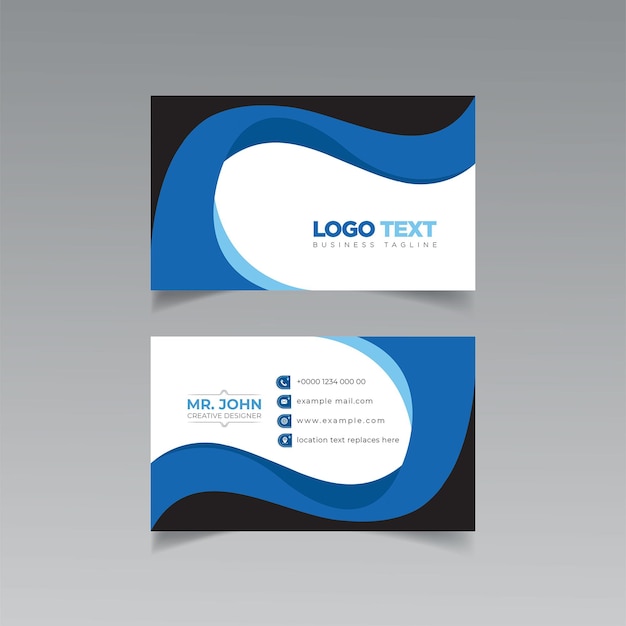 Minimalist business card design