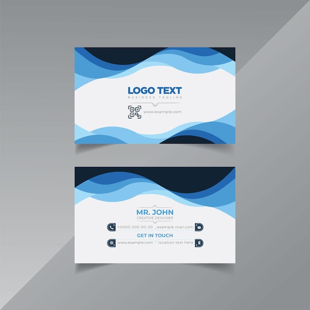 Minimalist business card design