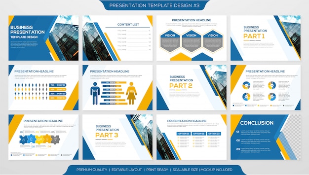 minimalist corporate presentation template