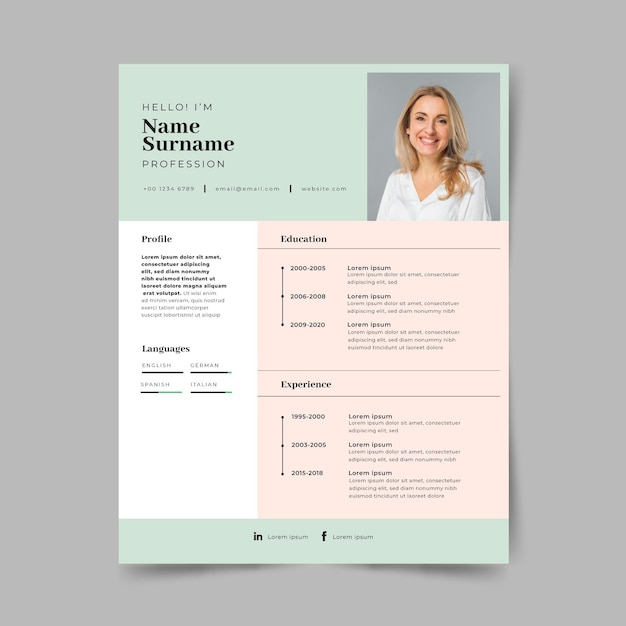 Minimalist cv