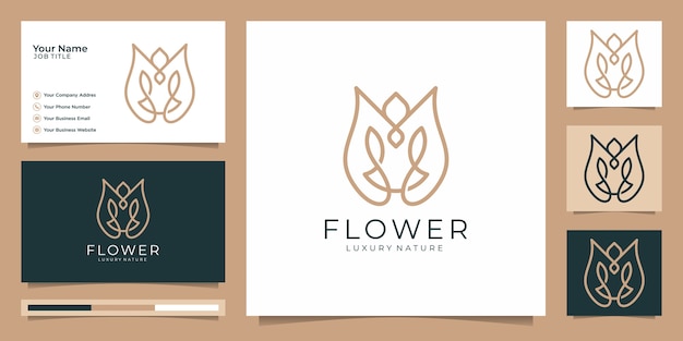 Minimalist elegant flower rose luxury beauty salon, fashion, skincare