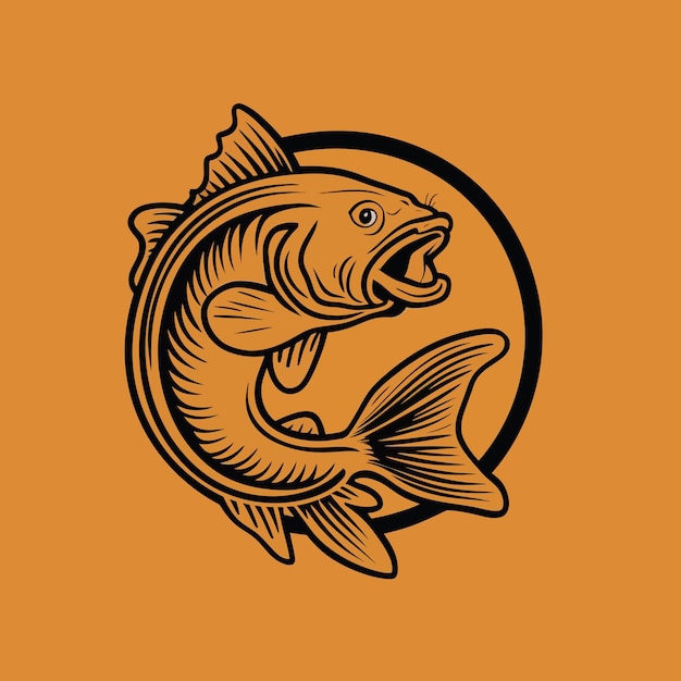 Minimalist Fish Logo