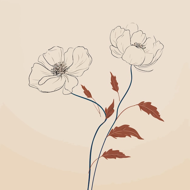 minimalist flower