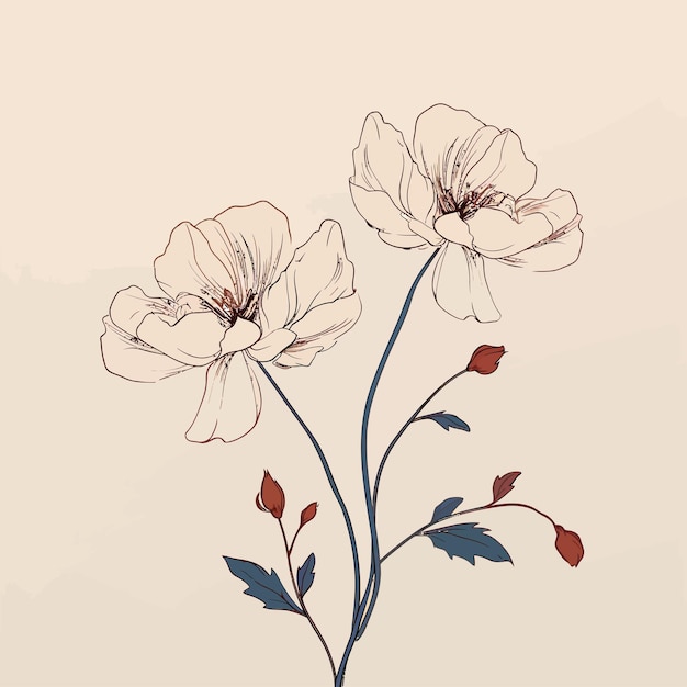 minimalist flower