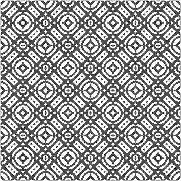 Minimalist geometric abstract seamless pattern  