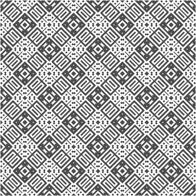 Minimalist geometric line abstract seamless pattern  