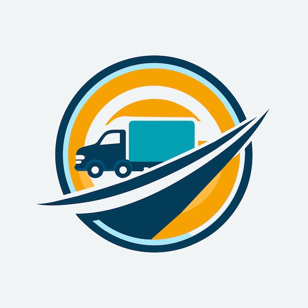 Minimalist Logistics and Transportation Logo Vector Art High Resolution Modern Design