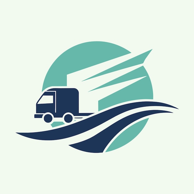 Minimalist Logistics and Transportation Logo Vector Art High Resolution Modern Design