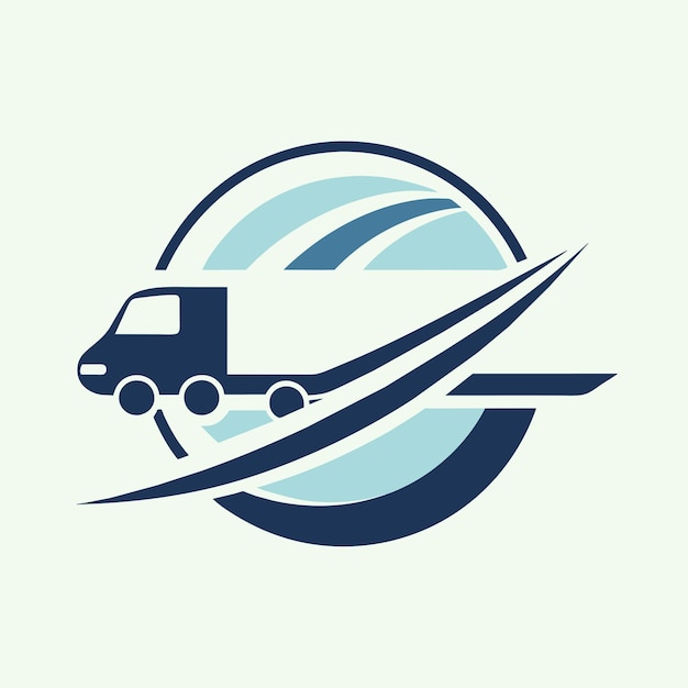 Vector minimalist logistics and transportation logo vector modern stylish design high resolution