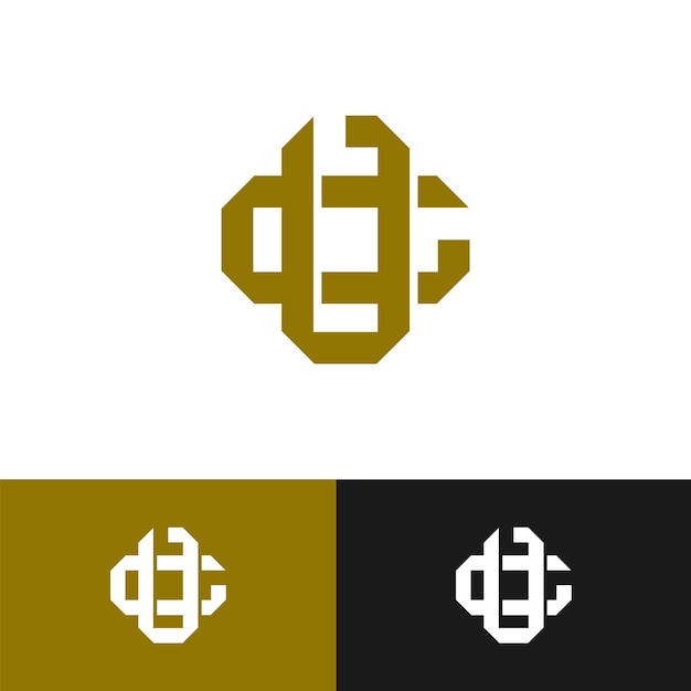 Minimalist and luxurious DG initial logo