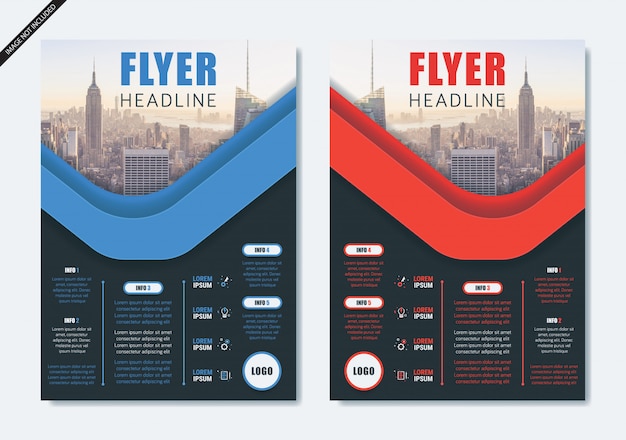 Minimalist Modern Flyer Brochure Layout 