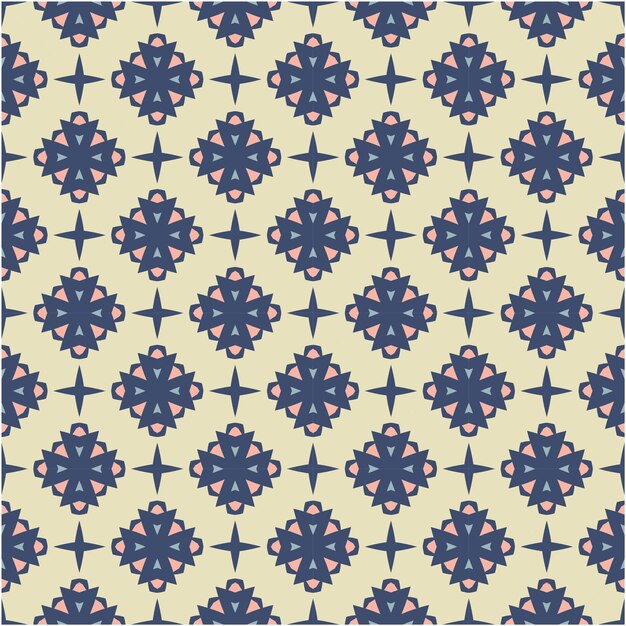 Minimalist seamless pattern background in ethnic style