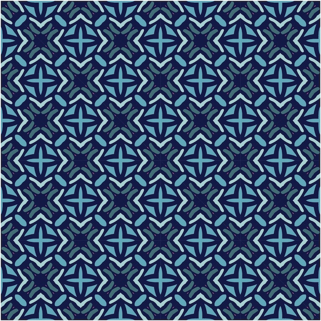 Minimalist seamless pattern design with ethnic style