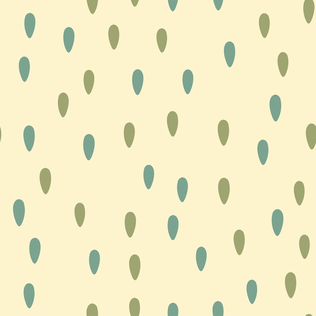 Minimalist seamless pattern with pastel water drops