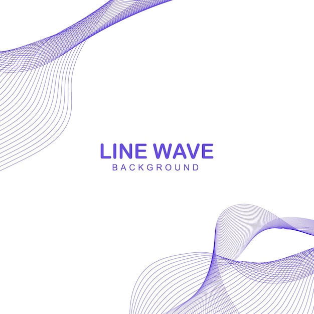 Minimalist simple background with wavy lines