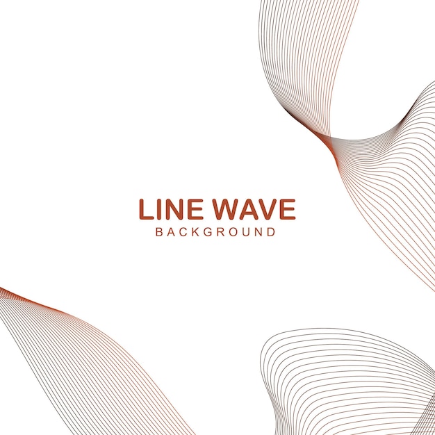 Minimalist simple background with wavy lines