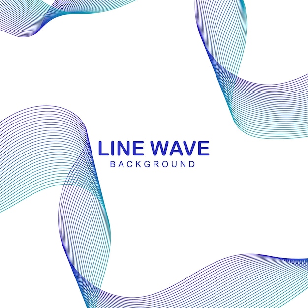 Minimalist simple background with wavy lines