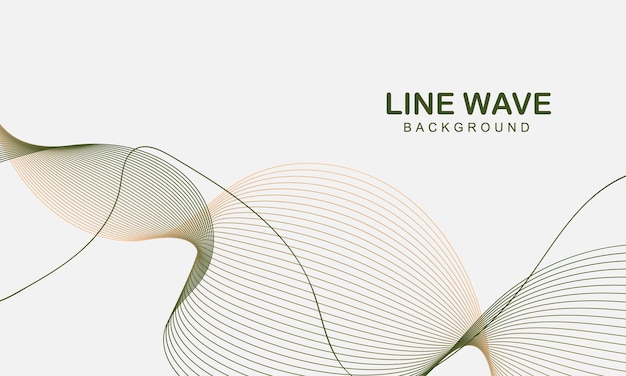 Minimalist simple background with wavy lines