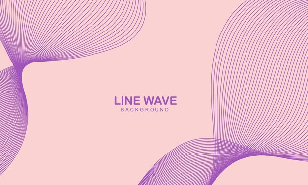 Minimalist simple background with wavy lines