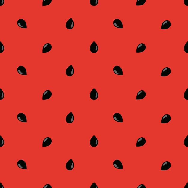 Minimalist watermelon high quality seamless pattern