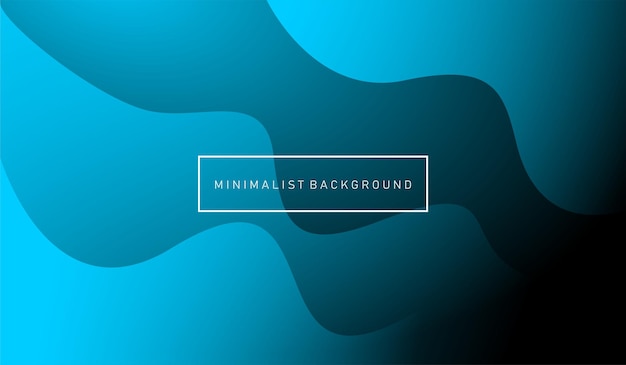 Minimalist wave luxury background gradient