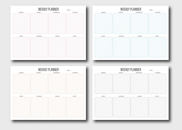 Minimalist Week Planner