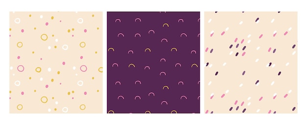 minimalistic geometric pattern collection