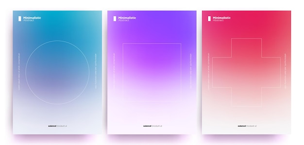 Minimalistic gradient cover set