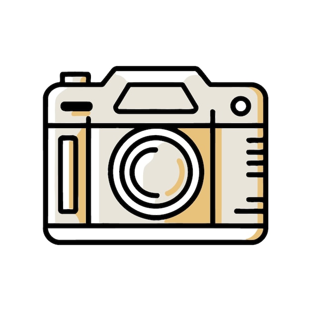 Minimalistic and iconic camera icon