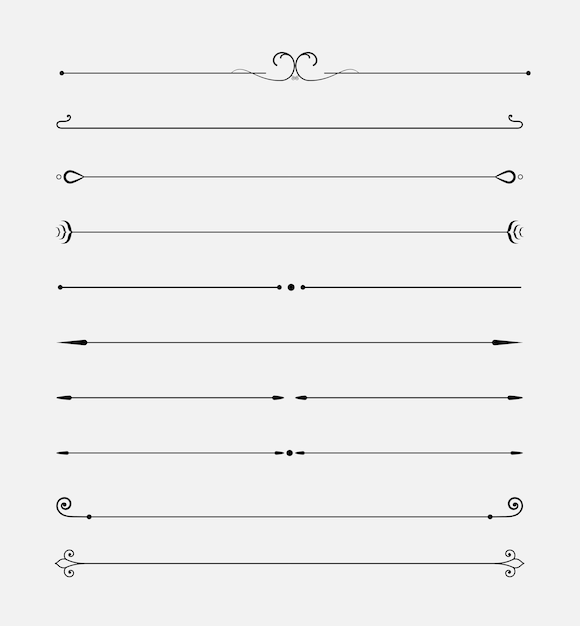 minimalistic line divider