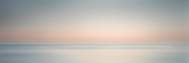 Vector minimalistic seascape sea sunset illustration