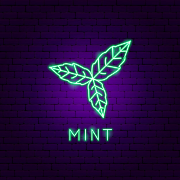 Mint Neon Label