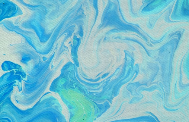 Mixed acrylic paints. Liquid marble texture.