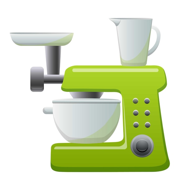 Mixer cooking machine icon cartoon vector Food processor Kitchen blender