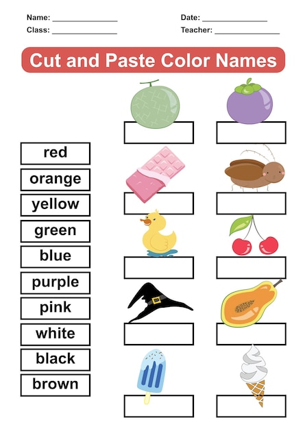 Mixing color worksheet. Learning about color. Mixing colors (primary colors and secondary colors).