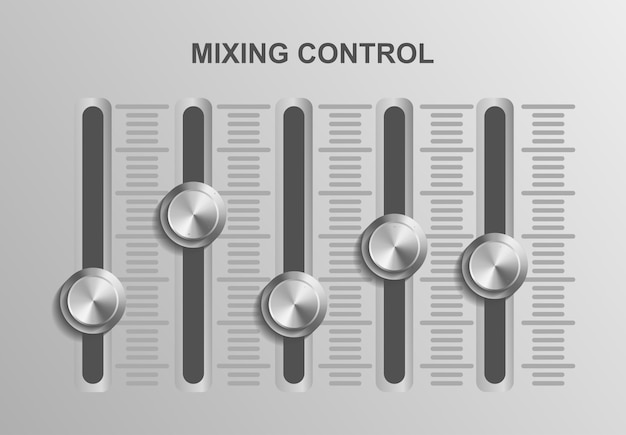 Mixing control music DJ ,    illustration sound audio, studio control   equipment record , media broadcast recording   , entertainment professional design concept