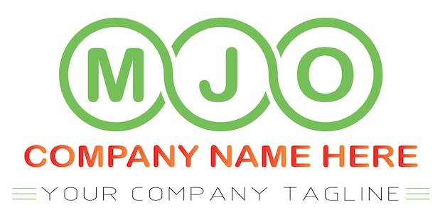 MJO Letter Logo Design