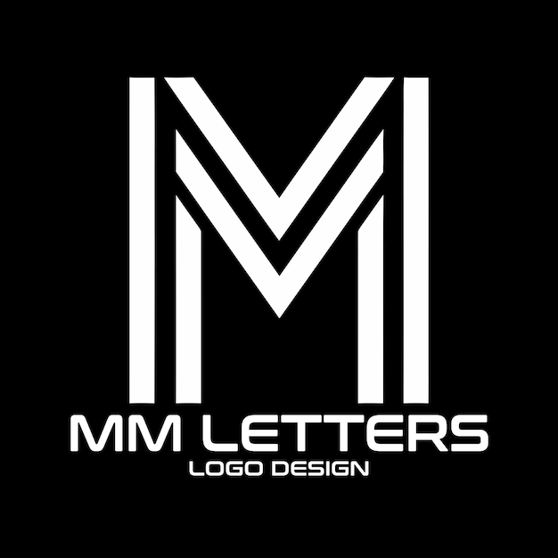 MM Letters Vector Logo Design