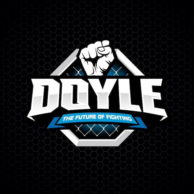 MMA Boxing Net Polygon DOYLE Logo